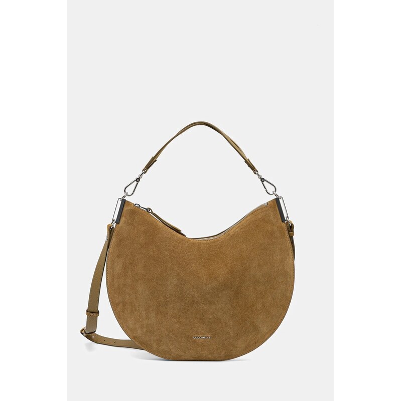 Semišová kabelka Coccinelle COCCINELLESUNUP SUEDE 66709259