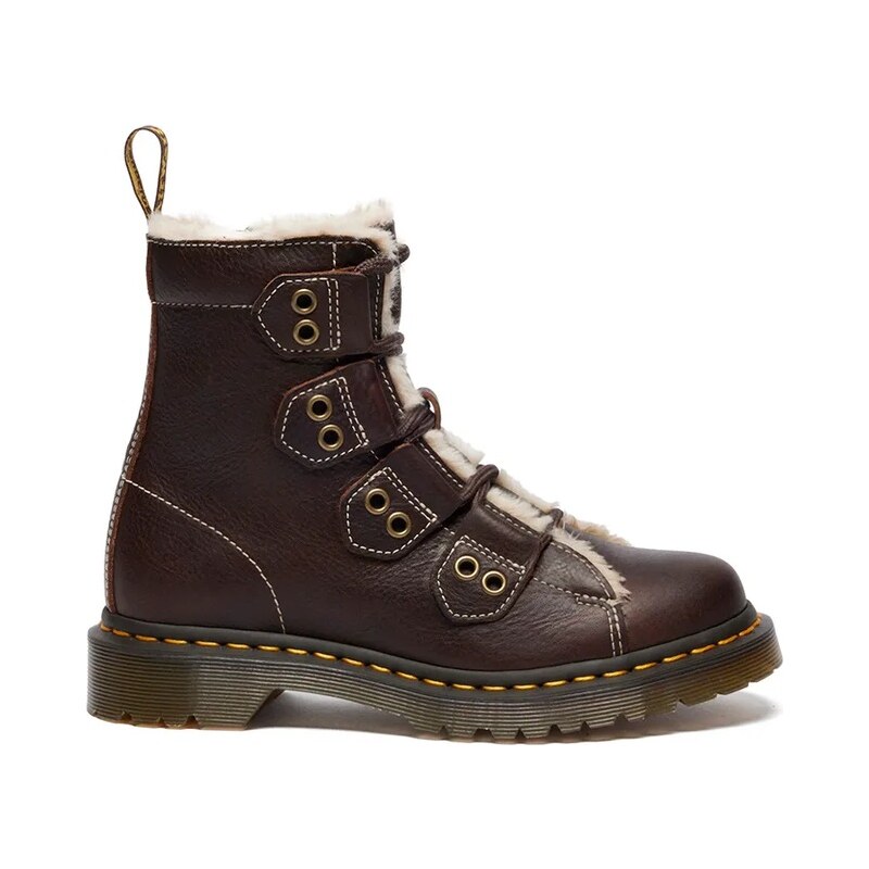 Kožené workery Dr. Martens 1460 LTT Fur Lined 66709508