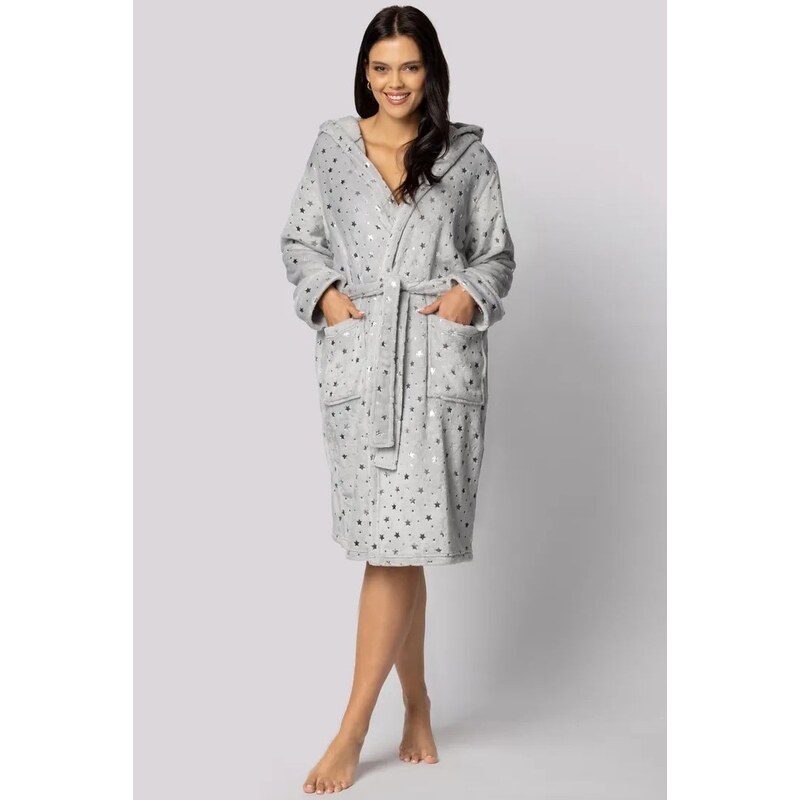 Envie fleecový dámský župan Star 66711003