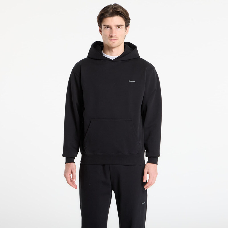 Mikina Queens Mens Sweats Essential Hoodie Black M 66711526