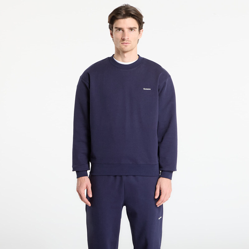 Mikina Queens Mens Sweats Essential Crewneck Navy XXXL 66711498