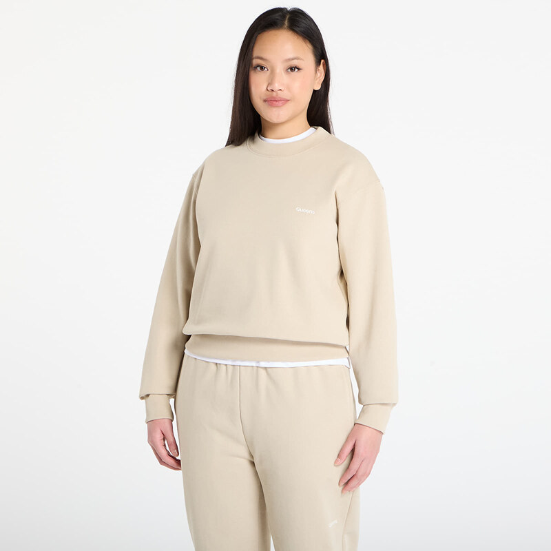 Mikina Queens Womens Sweats Essential Crewneck Sand S 66711491