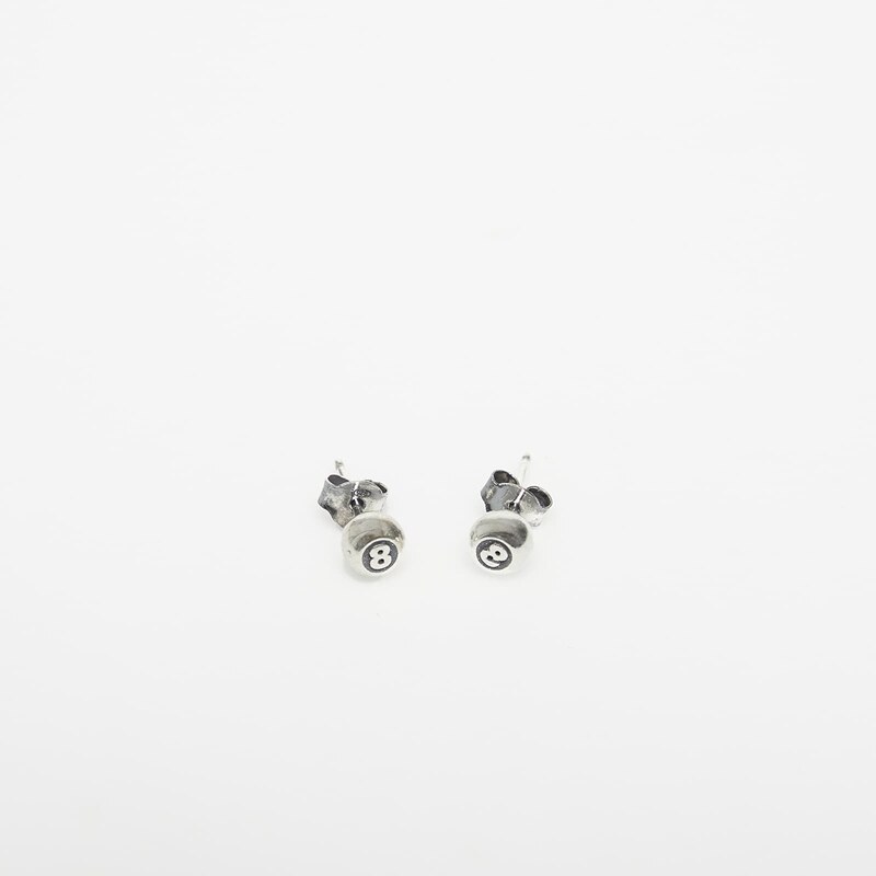 TwoJeys 8 Ball Earrings Silver Universal 66711544