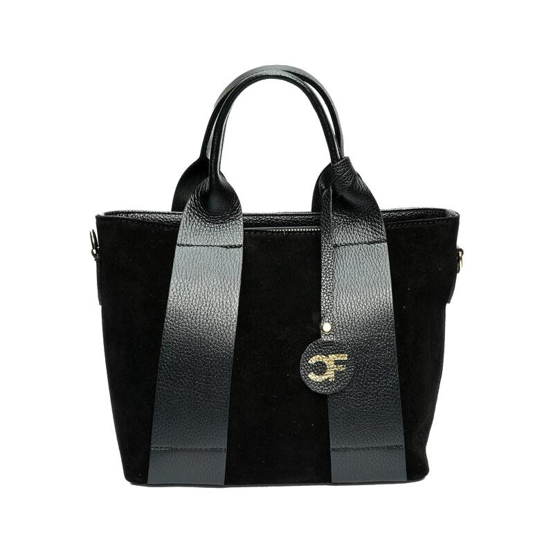 Carla Ferreri Dámska kožená kabelka CF8156 Nero 66712518