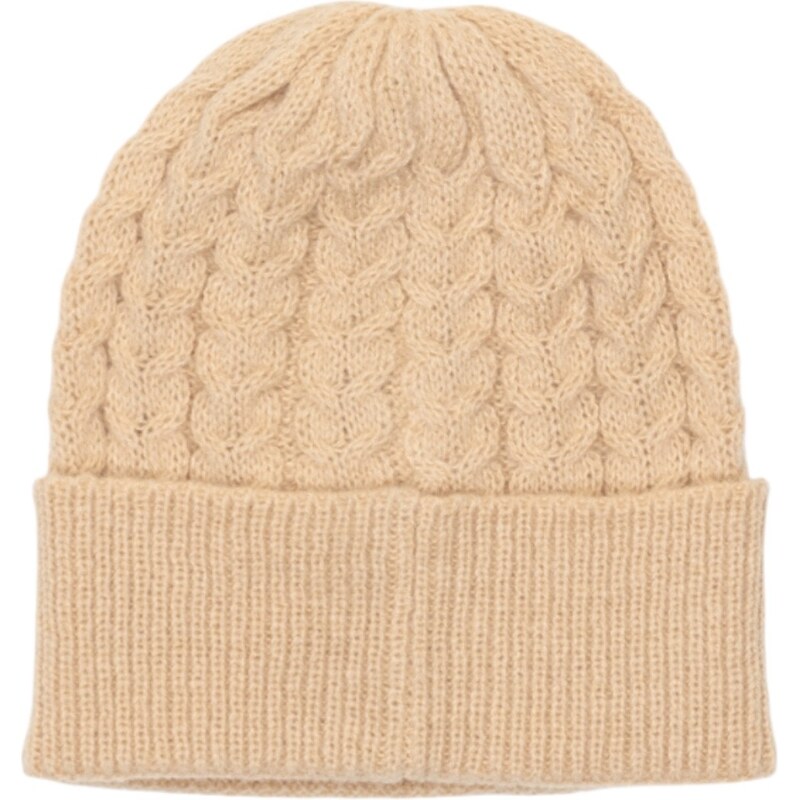 Only Béžová pletená čiapka 66814343