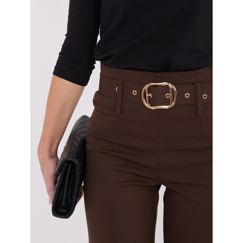Italy Moda Trousers-IT-SP-FL7371.61-brown 66713289