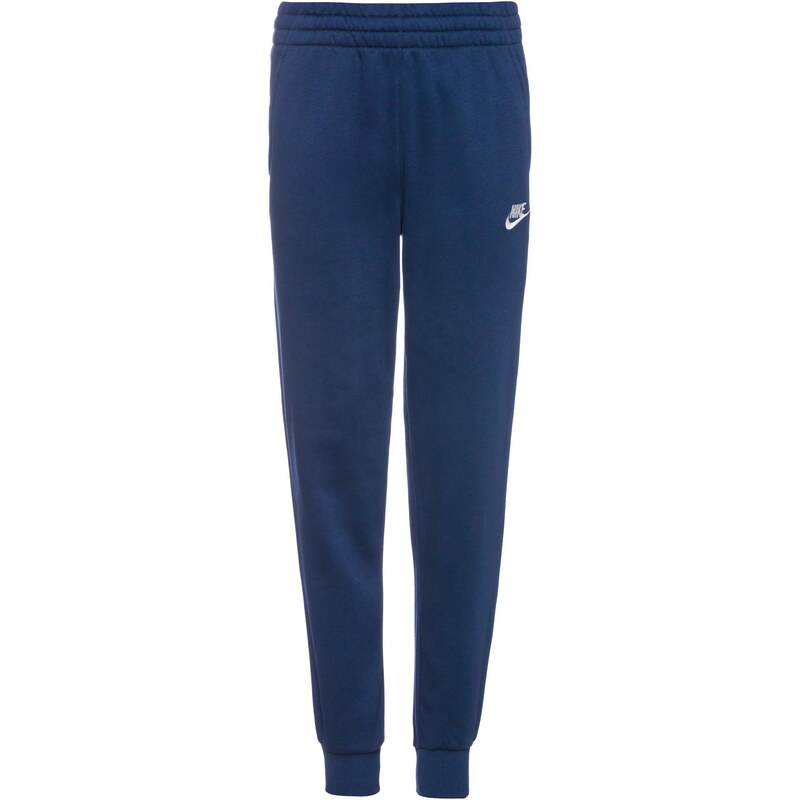 Nike Sportswear Nohavice Club Fleece tmavomodrá / biela 66718170