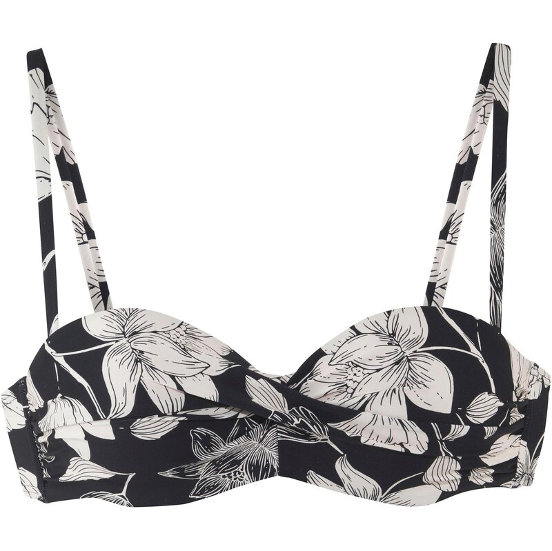 s.Oliver Bikinový top LM čierna / biela 66718224