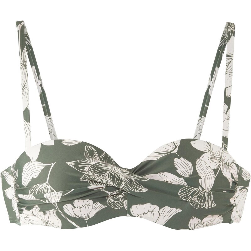 s.Oliver Bikinový top LM béžová / olivová 66718225