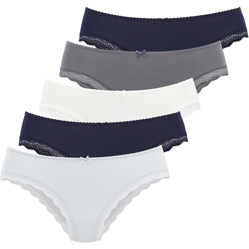 LASCANA Nohavičky námornícka modrá / pastelovo modrá / sivá / biela 66718241