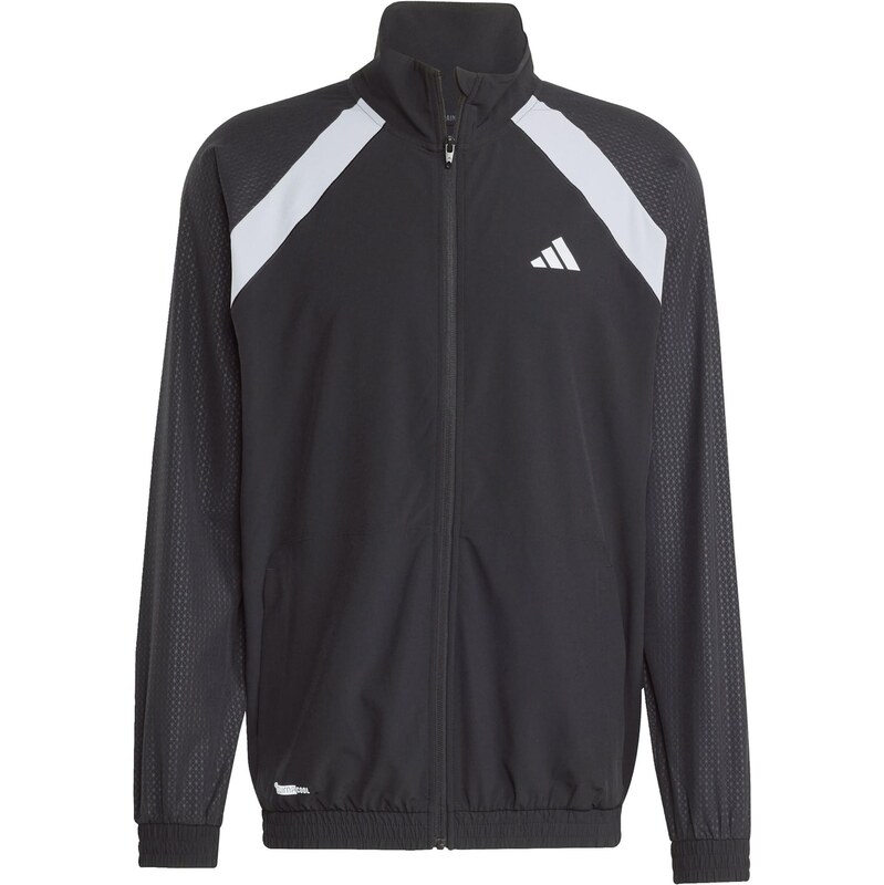 ADIDAS PERFORMANCE Tréningová bunda Tech App čierna / biela 66718252