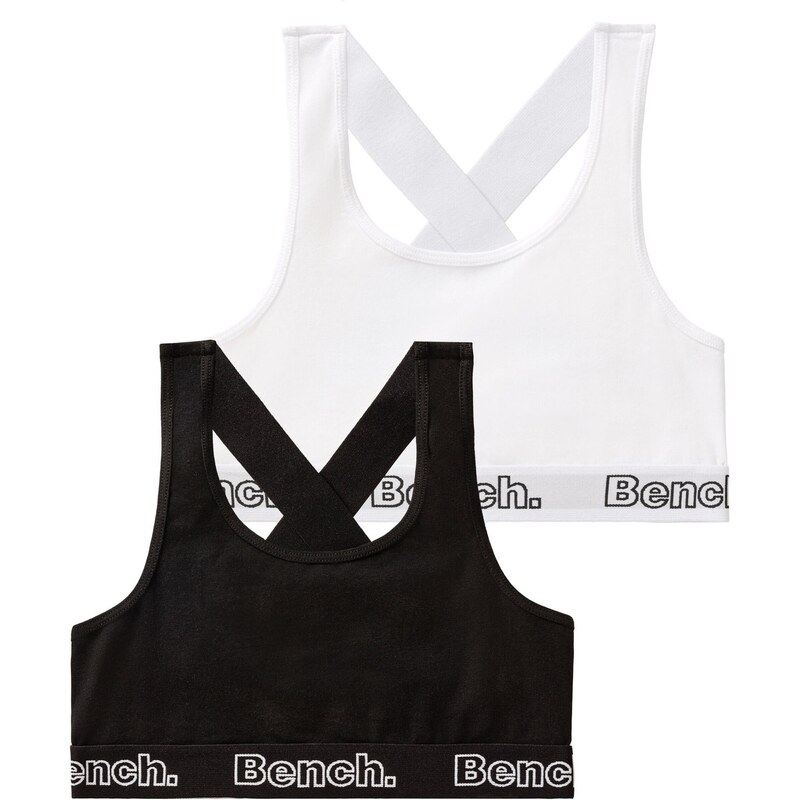 BENCH Podprsenka čierna / biela 66718259