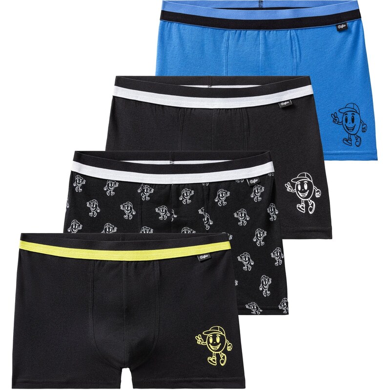 BUFFALO Nohavičky modrá / žltá / svetlosivá / čierna 66718278