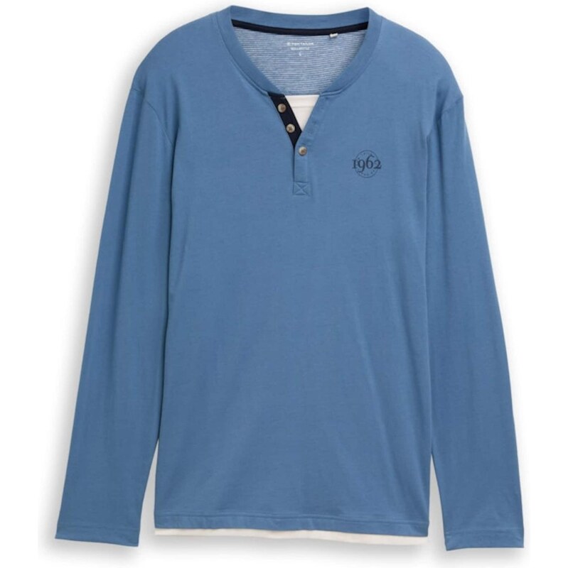 TOM TAILOR Tričko dymovo modrá / čierna / biela 66718325