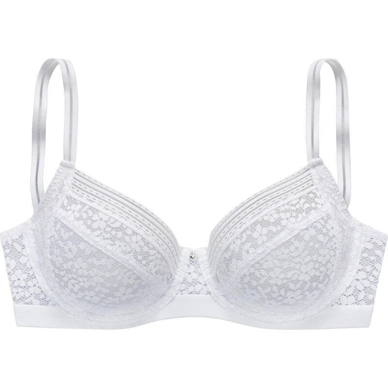 NUANCE Podprsenka šedobiela 66718357