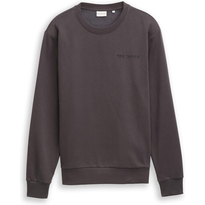 TOM TAILOR Mikina farby bahna / čierna 66718372