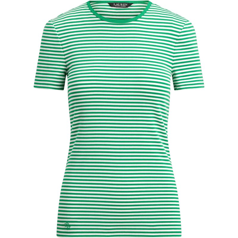 Lauren Ralph Lauren Tričko zelená / biela 66718427
