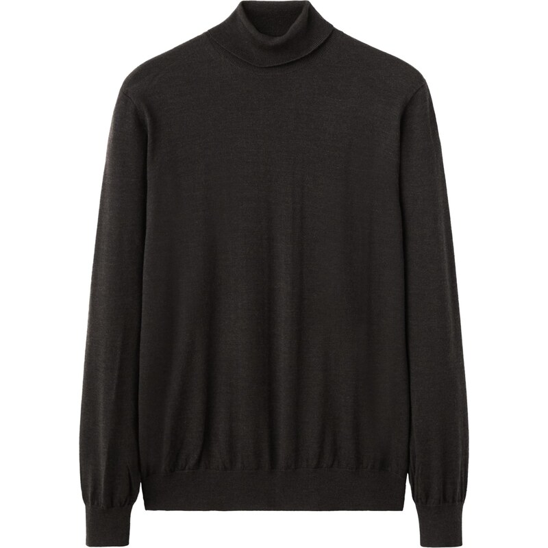 MANGO MAN Sveter Willyt čokoládová 66718446