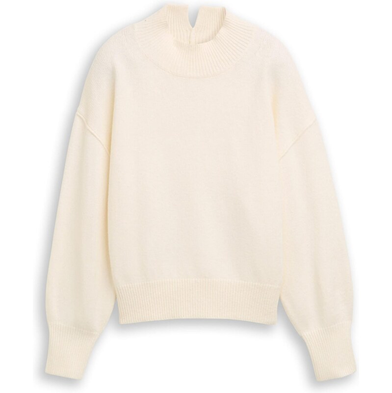 TOM TAILOR Sveter biela ako vlna 66718451