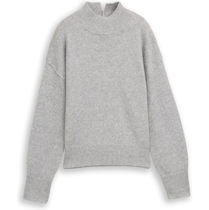 TOM TAILOR Sveter sivá melírovaná 66718452