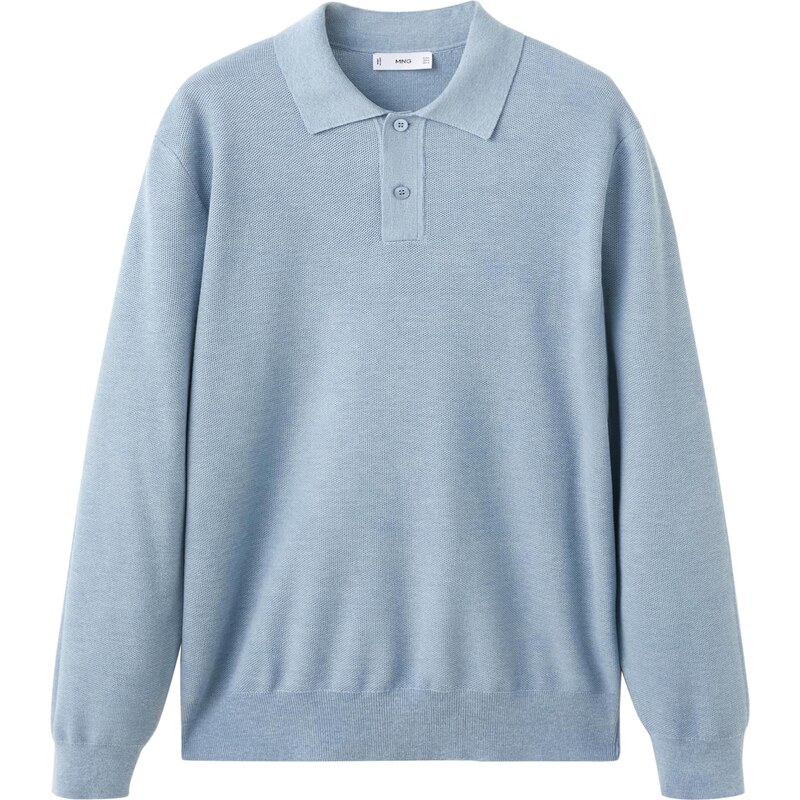 MANGO MAN Sveter Tens kráľovská modrá 66718444