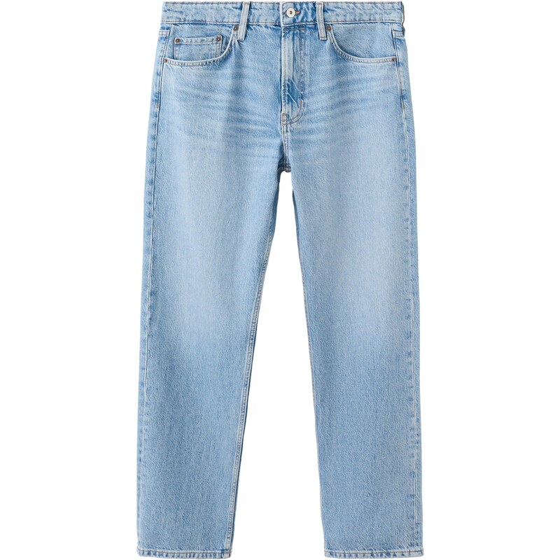 MANGO MAN Džínsy Moby svetlomodrá 66718496