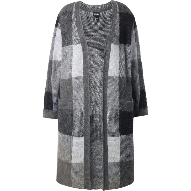 Ulla Popken Kardigán sivá / antracitová / grafitová / svetlosivá 66718594