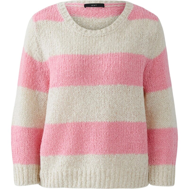 OUI Sveter Esmy tmelová / ružová 66718619