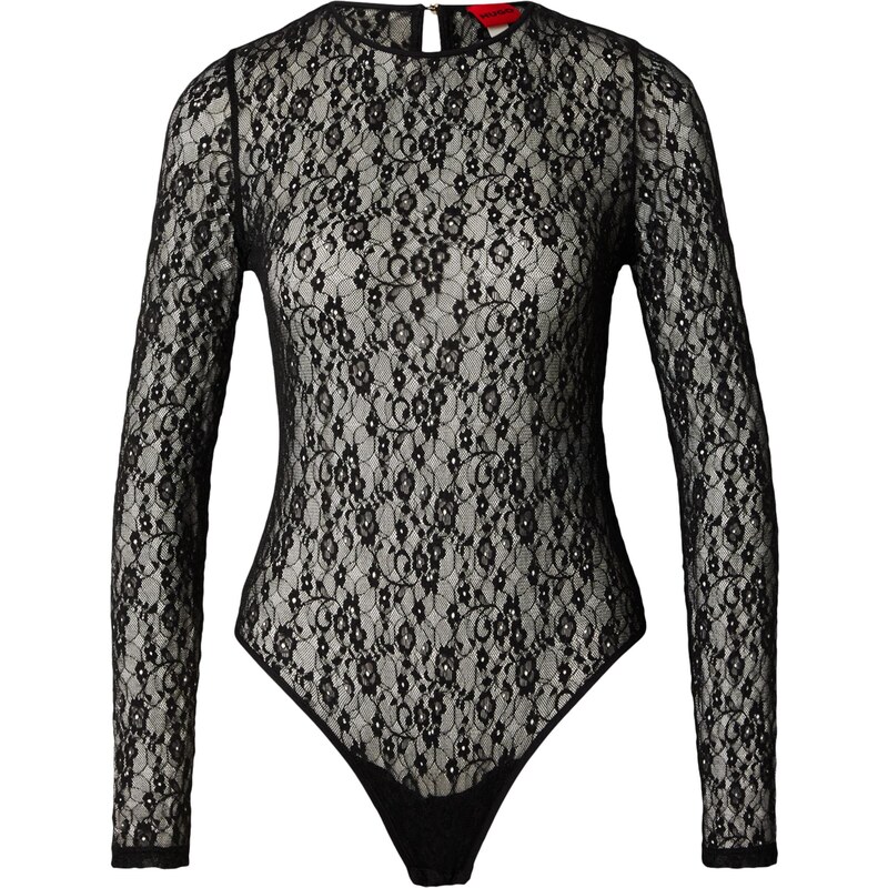 HUGO Košeľové body Dulietta čierna 66718658