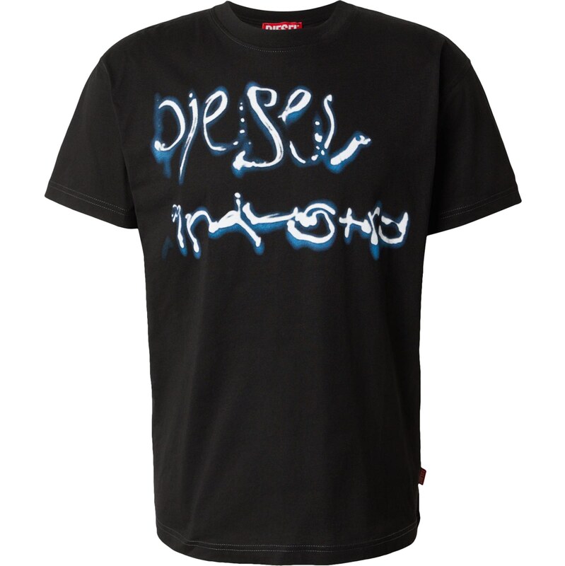 DIESEL Tričko T-NORM-V8 námornícka modrá / čierna / biela 66718659