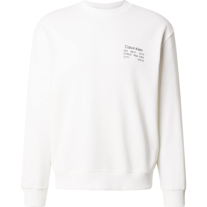 Calvin Klein Jeans Mikina čierna / biela 66718664