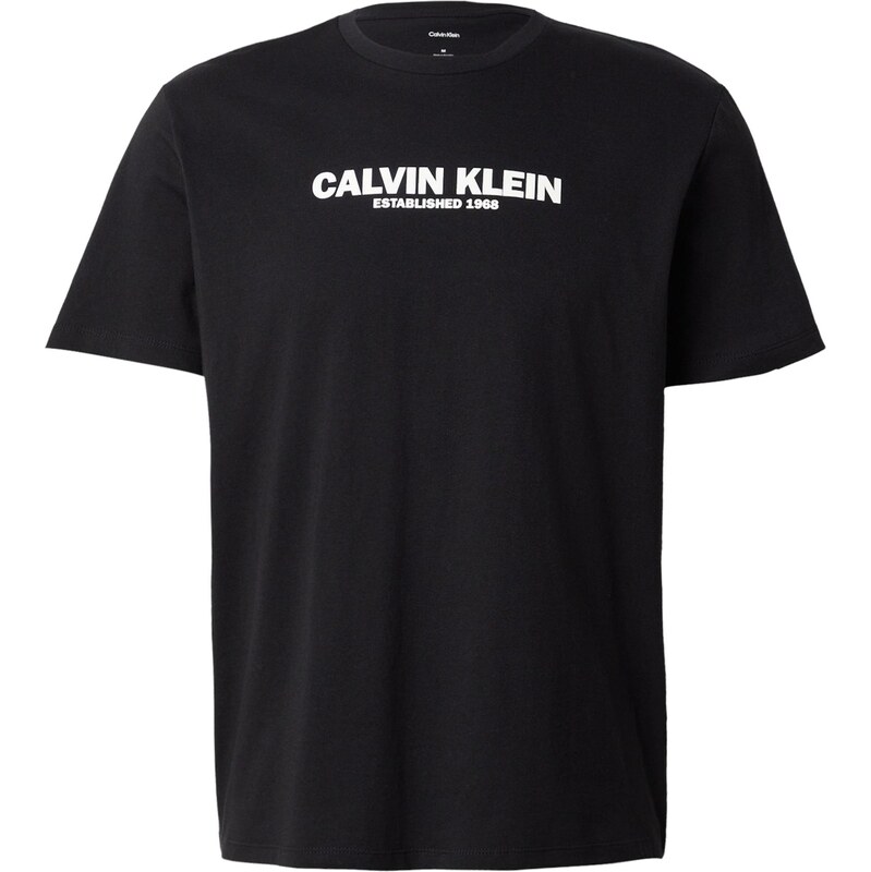 Calvin Klein Tričko 30s čierna / biela 66718684