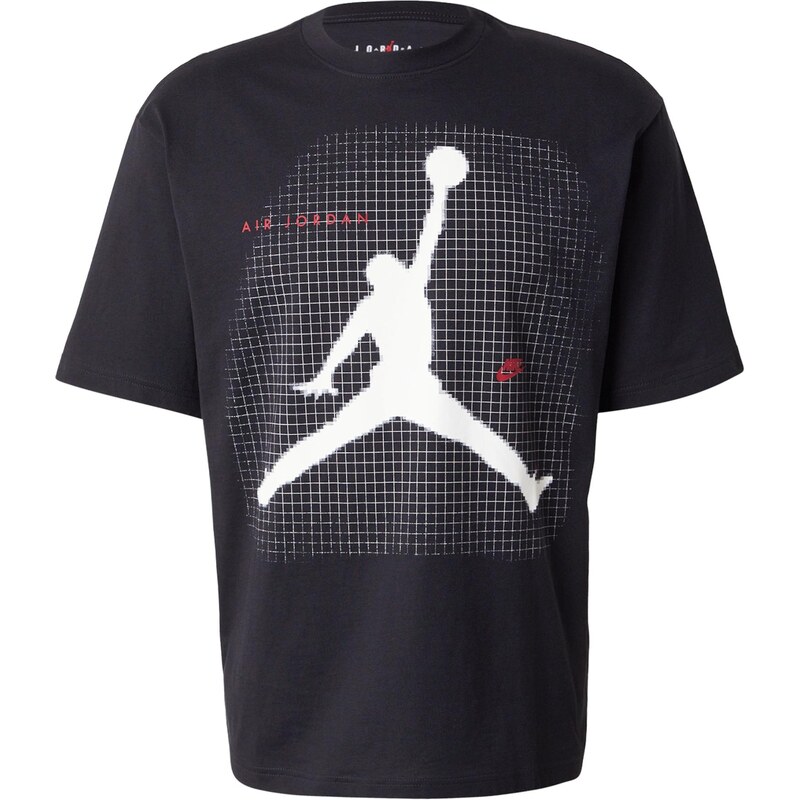 Jordan Tričko jasne červená / čierna / biela 66718724