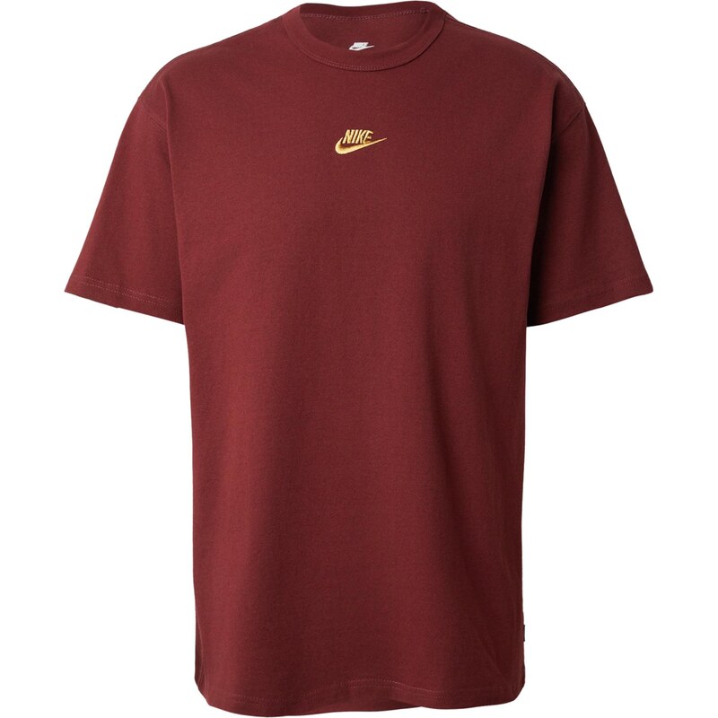 Nike Sportswear Tričko Premium Essentials žltá / burgundská 66718710