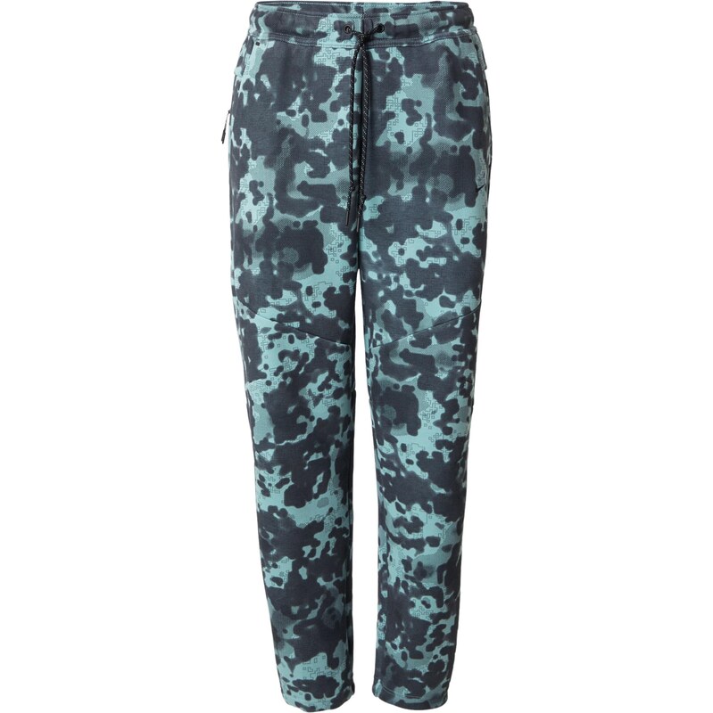 Nike Sportswear Nohavice Tech Fleece tyrkysová / čierna 66718760