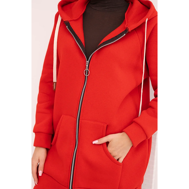 Kesi Zateplená dámska mikina ART25486 s kapucňou a zipsom 67170658