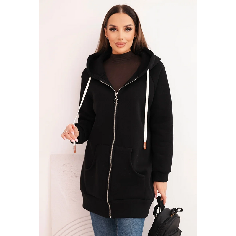 Kesi Zateplená dámska mikina ART25486 s kapucňou a zipsom 67170659