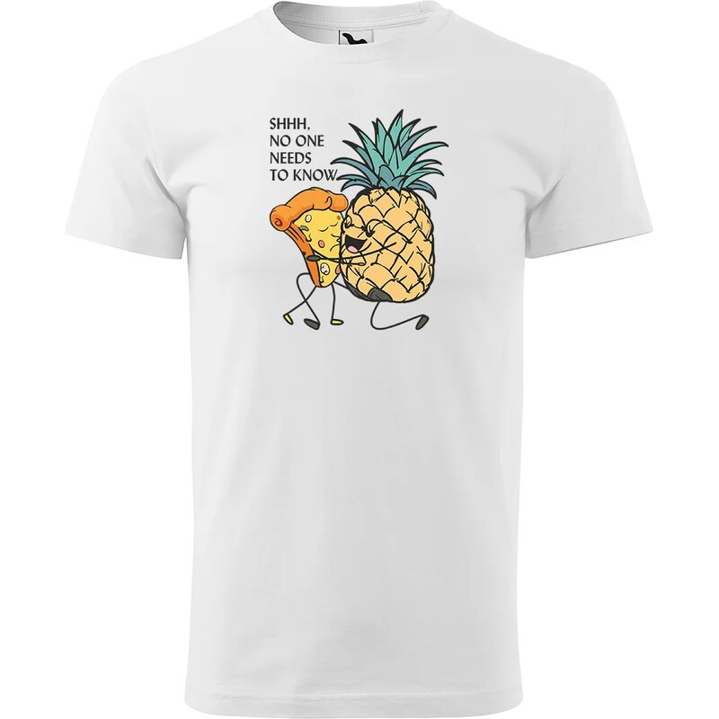 Sablio Tričko s potlačou Pineapple with pizza 65110679