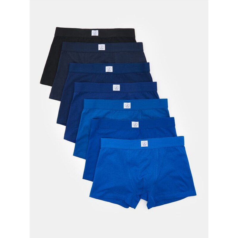 Sinsay - Súprava 7 boxeriek - tmavomodrá 66717650