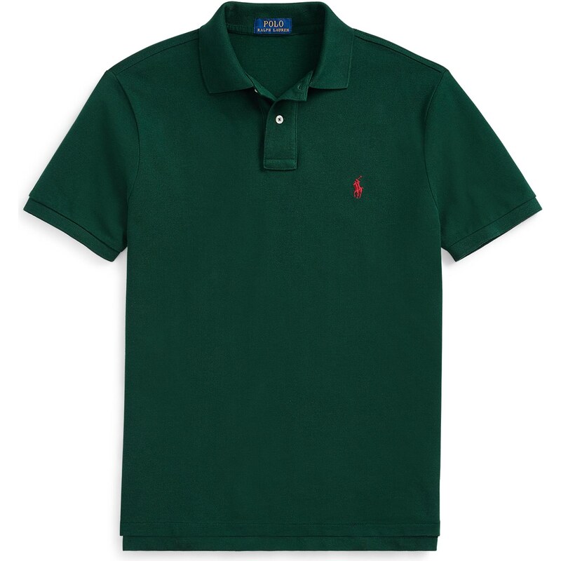 Polo Ralph Lauren Tričko tmavozelená / červená 36415001