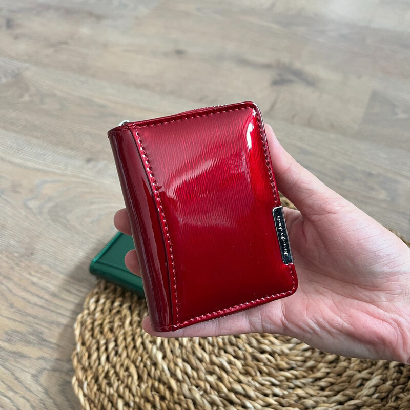 Jennifer Jones Malá dámska kožená peňaženka červená BRINA 66724885