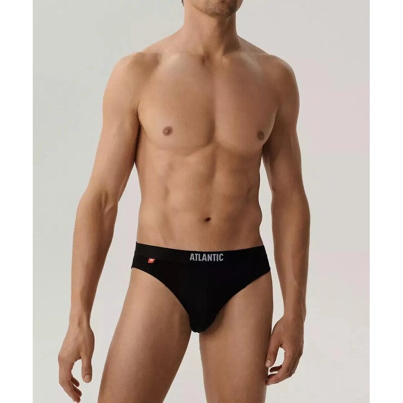 3PACK Pánske slipy Atlantic 3BMP-094 66724961