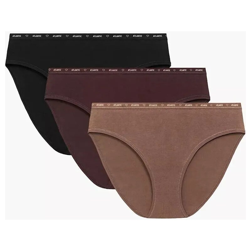 3PACK Nohavičky Atlantic 3CLP-010B 66724991