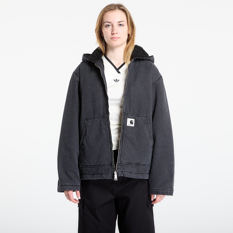Bunda Carhartt WIP W Hooded Mitch Jacket Black S 66725773