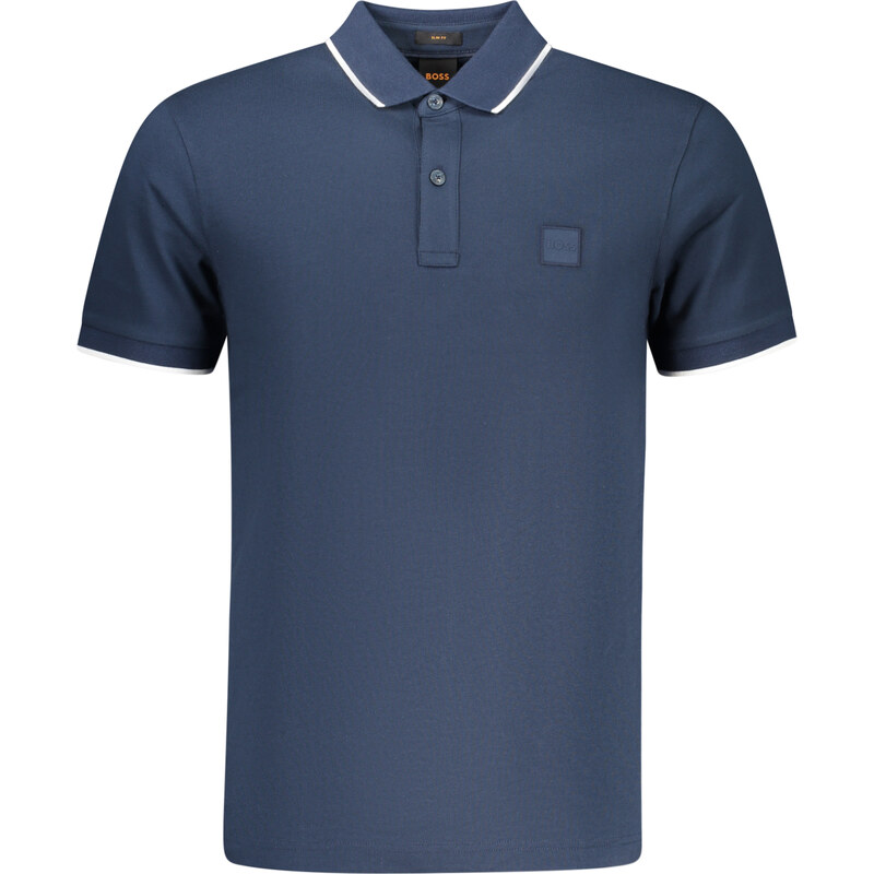 Boss Pánska polokošeľa modrá 66728196