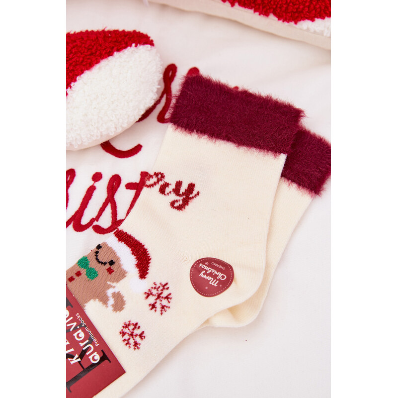 Aura.via Vianočné detské ponožky s motívom perníčka 66728259