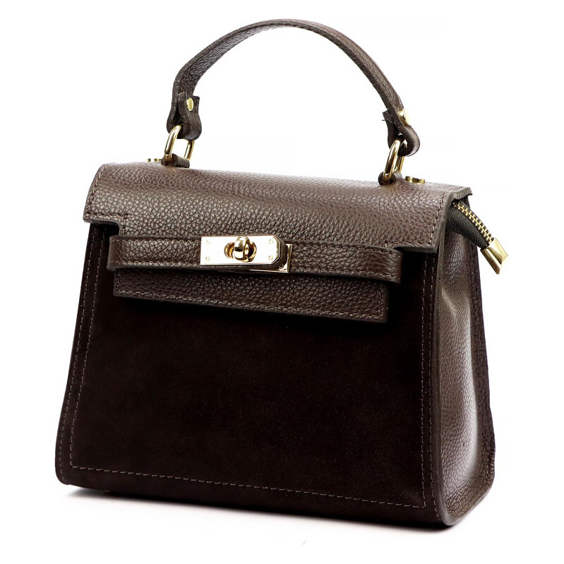 Kožená kabelka Luka hnedá KZ2259067 66728967