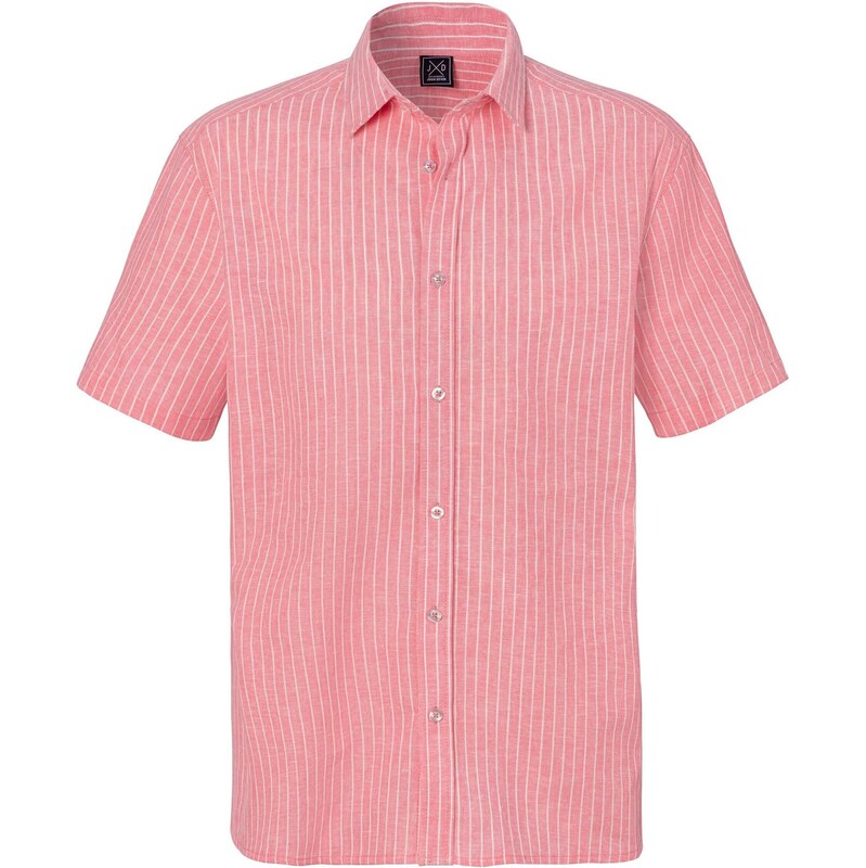 JOHN DEVIN Košeľa svetločervená / biela ako vlna 66731430