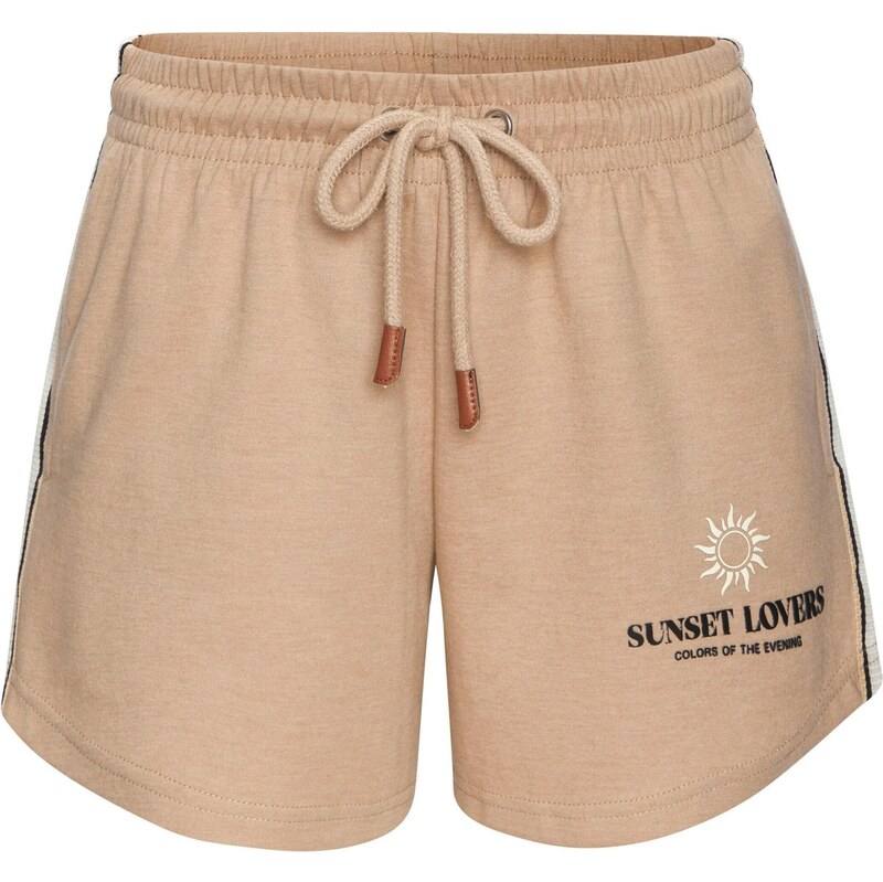 H.I.S Nohavice farba ťavej srsti / čierna / biela 66731480