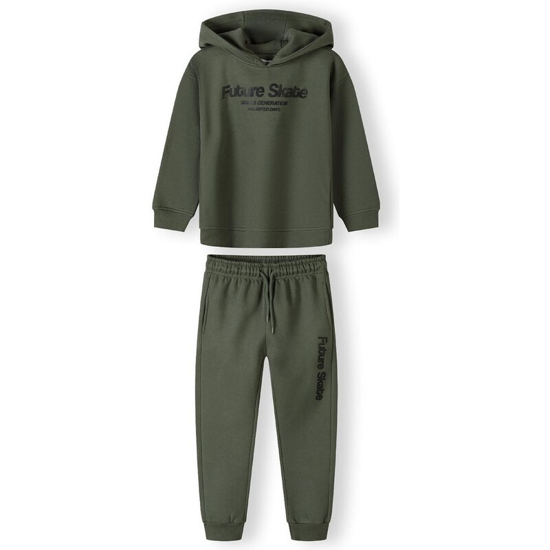 MINOTI Joggingová súprava tmavozelená / čierna 66731492